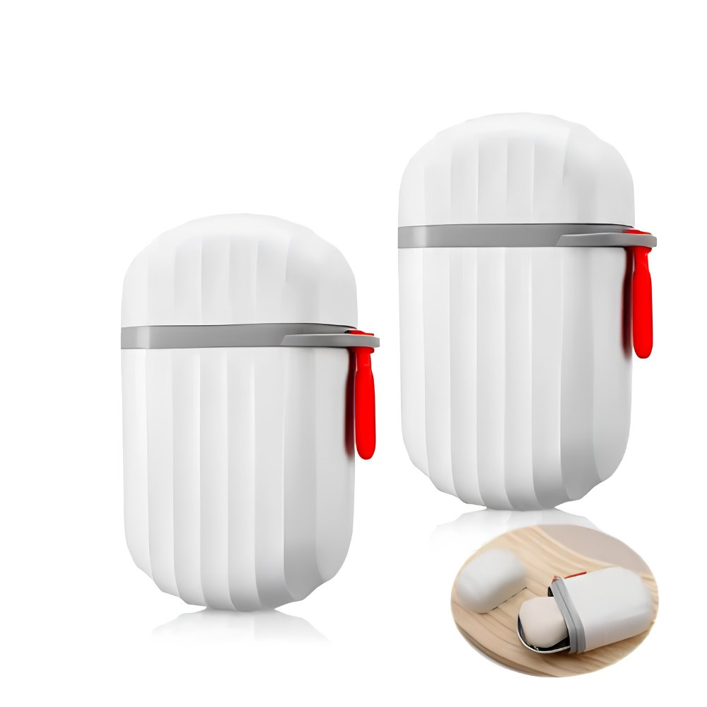 Soap Dish Capsule Style Leakproof Portable