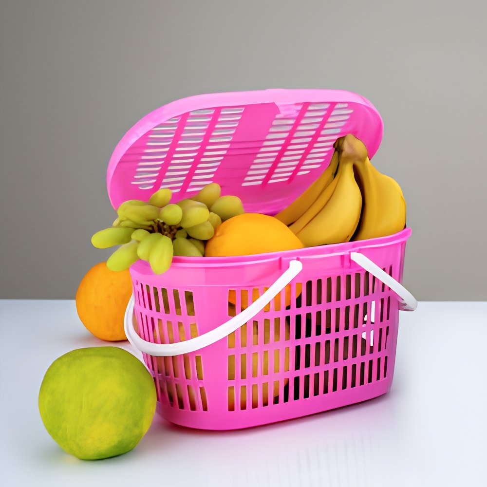 Storage Basket With Handle
